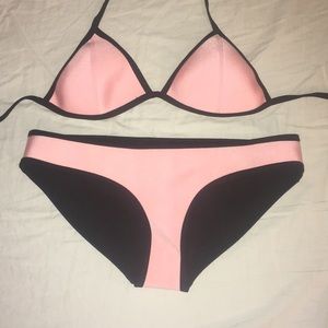 Pink Triangl Swimsuit!